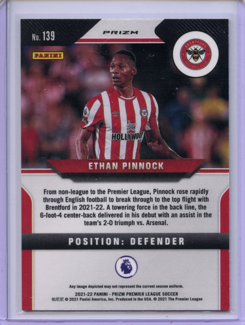 2021-22 Panini Prizm Premier League Ethan Pinnock Green Mojo Prizm