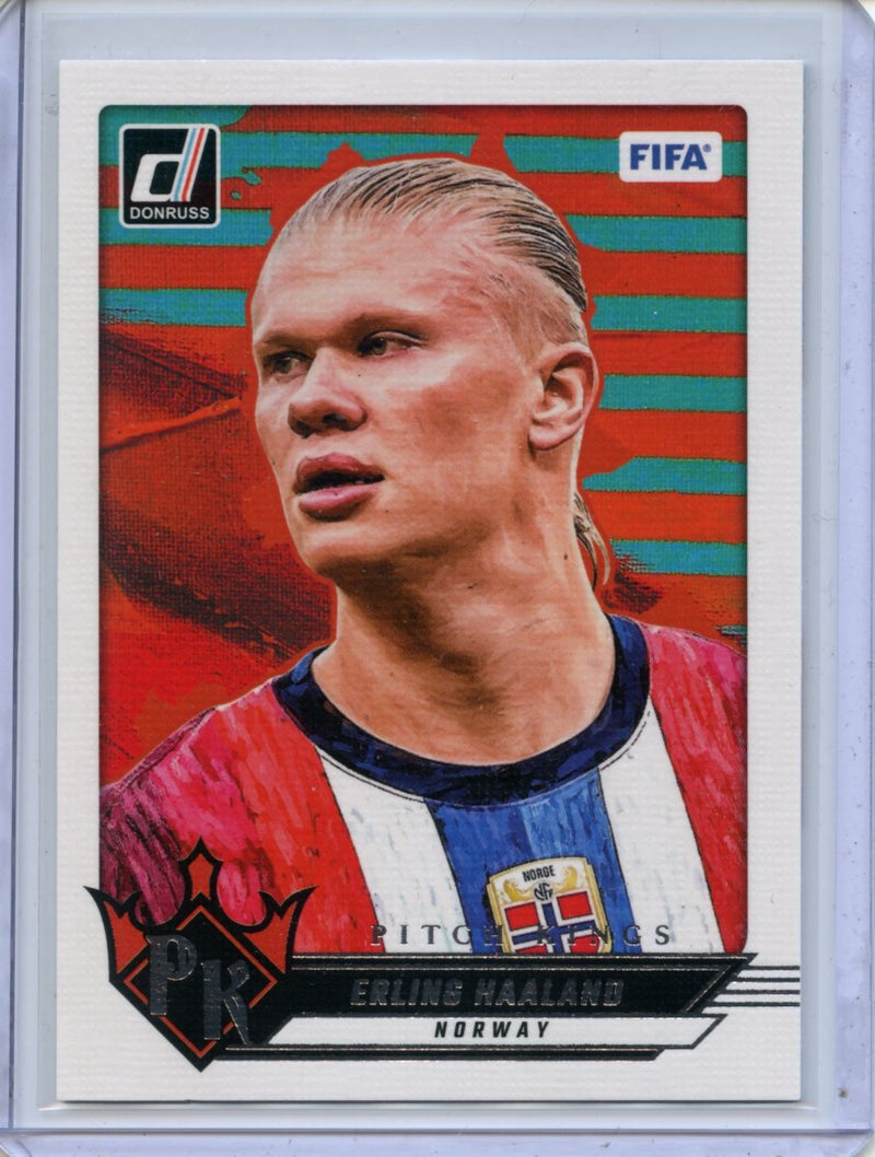 2024-25 Donruss Erling Haaland Pitch Kings Silver