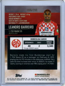 2021-22 Topps Bundesliga Stadium Club Chrome Leandro Barreiro Purple Refractor 96/299