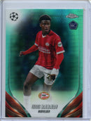 2023-24 Topps Chrome UEFA Isaac Babadi Aqua Prism Refractor
