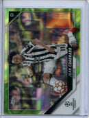 2021-22 Topps Chrome UEFA CL Juan Cuadrado Neon Green Lava Refractor