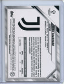 2021-22 Topps Chrome UEFA CL Juan Cuadrado Neon Green Lava Refractor