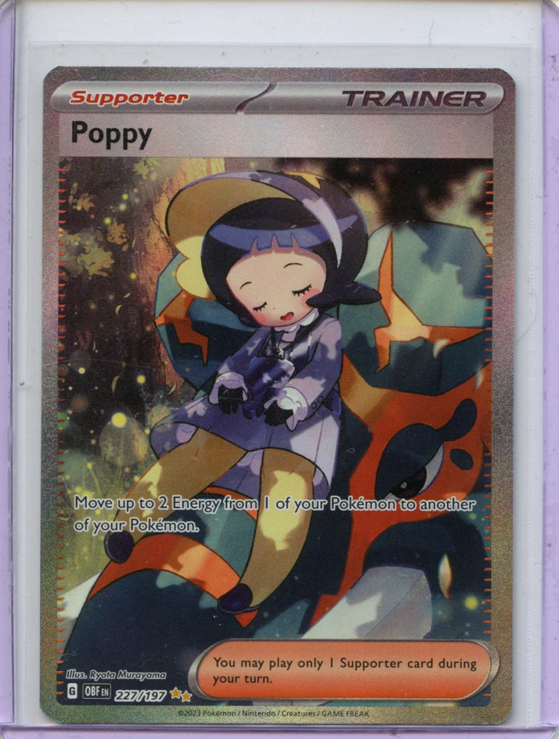 Pokemon TCG Scarlet & Violet Obsidian Flames Poppy 227/197