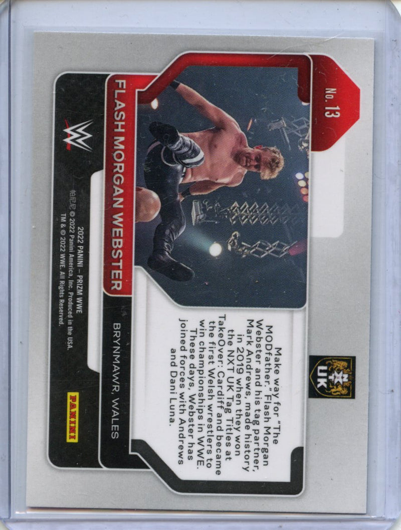 2022 Prizm WWE Flash Morgan Webster