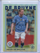 2024-25 Topps Chrome UEFA Club Comps Kevin De Bruyne Refractor