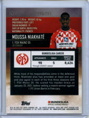 2021-22 Topps Bundesliga Stadium Club Chrome Moussa Niakhate Purple Refractor 216/299
