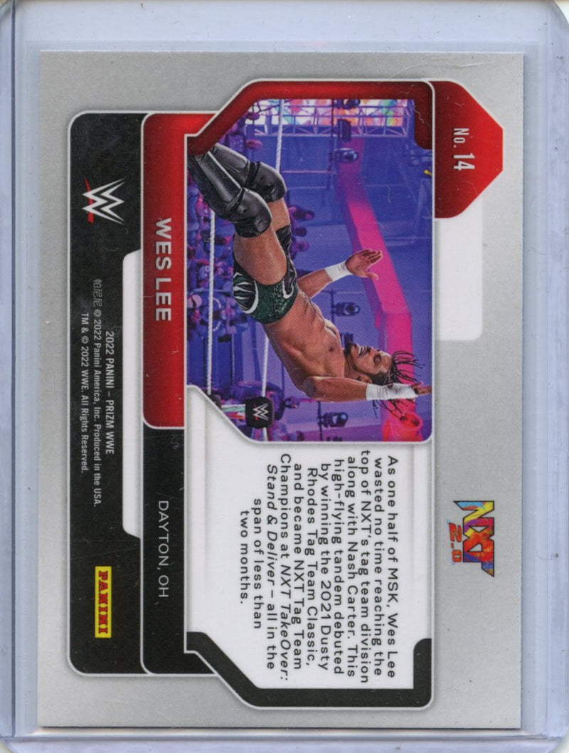 2022 Prizm WWE Wes Lee