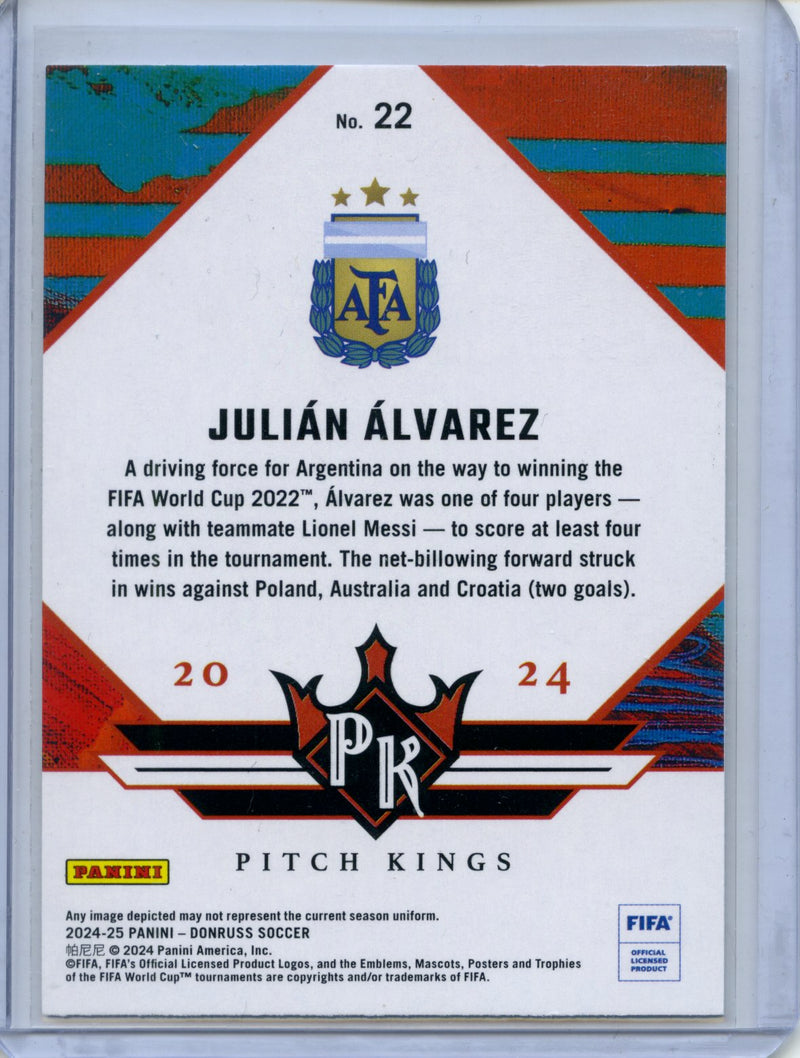 2024-25 Donruss Julian Alvarez Pitch Kings