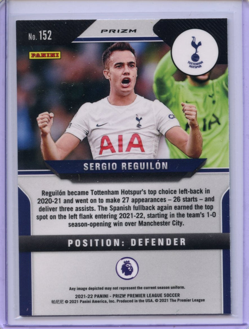 2021-22 Panini Prizm Premier League Sergio Reguilon Green Mojo Prizm