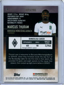 2021-22 Topps Bundesliga Stadium Club Chrome Marcus Thuram Purple Refractor 23/299