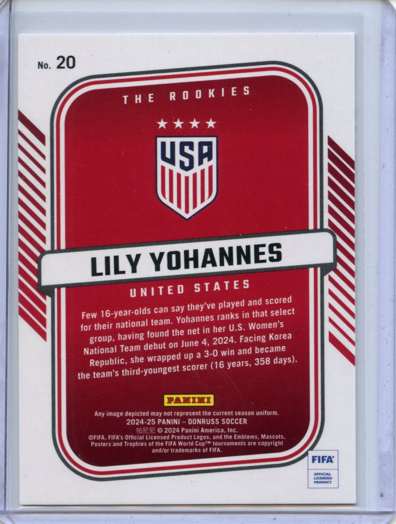 2024-25 Donruss Lily Yohannes The Rookies
