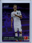 2021-22 Topps Bundesliga Stadium Club Chrome Florian Neuhaus Purple Refractor 111/299
