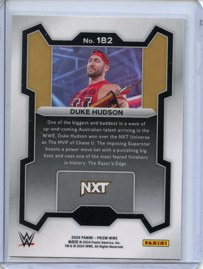 2024 Prizm WWE Duke Hudson