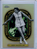 2021 Topps Chrome Tennis Judy Dalton AM Rings Of Honor