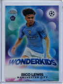 2022-23 Topps Chrome UEFA Rico Lewis Wonderkids