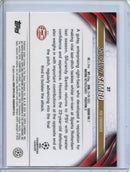 2023-24 Topps Chrome UEFA Shurandy Sambo Aqua Prism Refractor