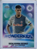 2022-23 Topps Chrome UEFA Benjamin Sesko Wonderkids