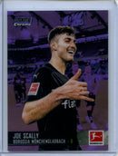 2021-22 Topps Bundesliga Stadium Club Chrome Joe Scally Purple Refractor 73/299