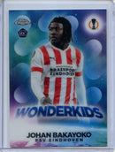 2022-23 Topps Chrome UEFA Johan Bakayoko Wonderkids
