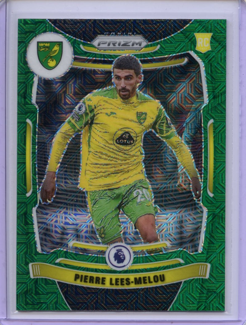 2021-22 Panini Prizm Premier League Pierre Lees-Melou Green Mojo Prizm