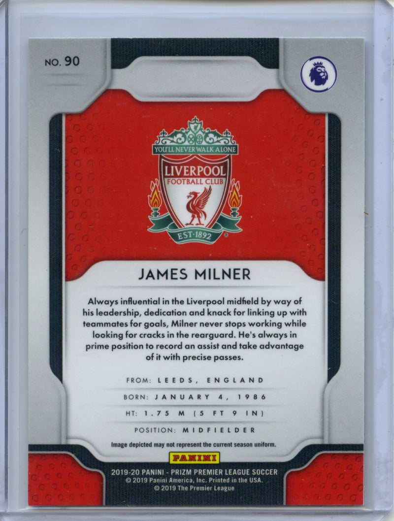 2019-20 Panini Prizm Premier League James Milner