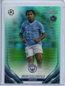 2023-24 Topps Chrome UEFA Micah Hamilton Aqua Prism Refractor