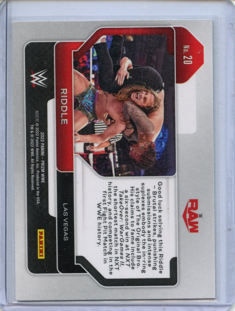 2022 Prizm WWE Riddle