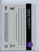 2024-25 Topps Chrome UEFA Club Comps Samuel Mbangula Aqua Lava 79/199