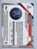 2021-22 Topps Chrome UEFA CL Marquinhos Blue Refractor 83/150