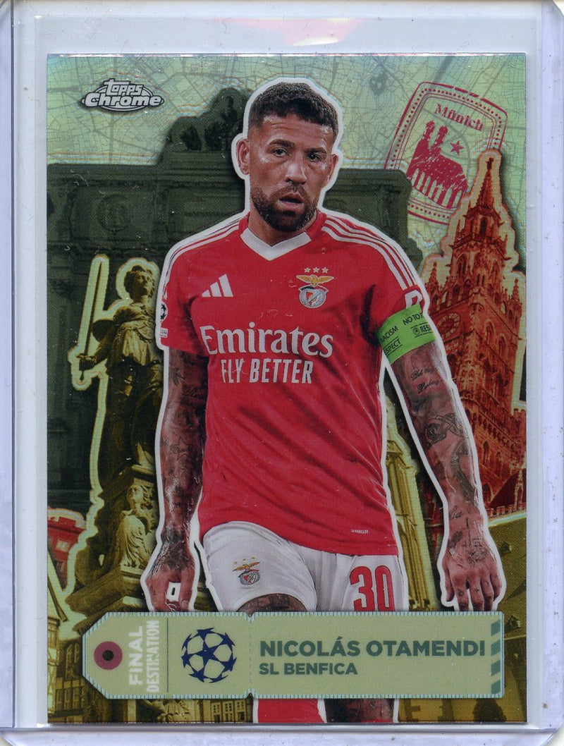 2024-25 Topps Chrome UEFA Club Comps Nicolas Otamendi Final Destination