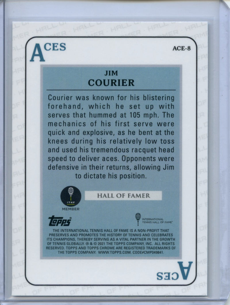 2021 Topps Chrome Tennis Jim Courier Aces