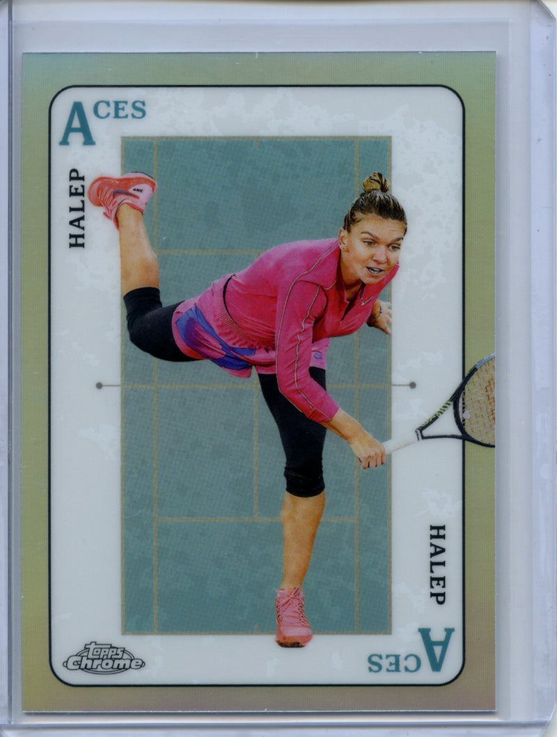 2021 Topps Chrome Tennis Simona Halep Aces