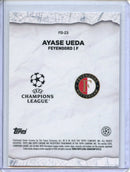 2024-25 Topps Chrome UEFA Club Comps Ayase Ueda Final Destination