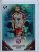 2023-24 Topps Chrome UEFA Konrad Laimer Aqua Prism Refractor