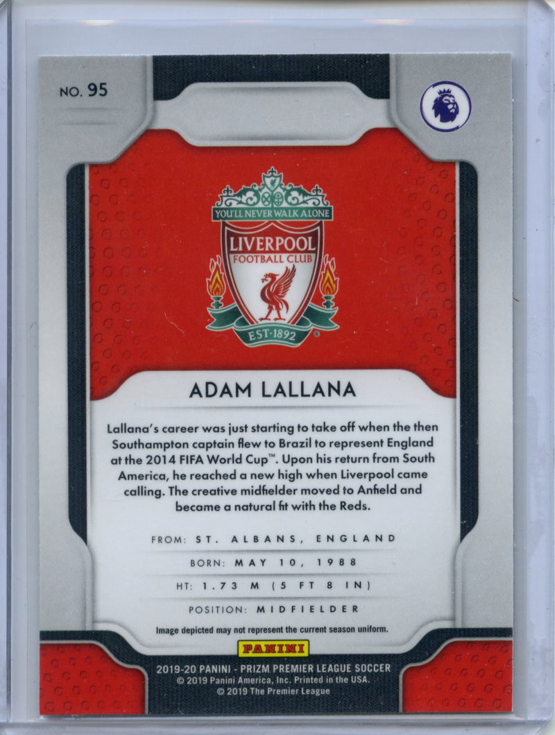 2019-20 Panini Prizm Premier League Adam Lallana