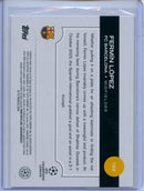 2024-25 Topps UEFA CC Fermin Lopez Rain Drops