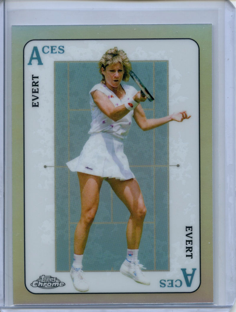 2021 Topps Chrome Tennis Chris Evert Aces