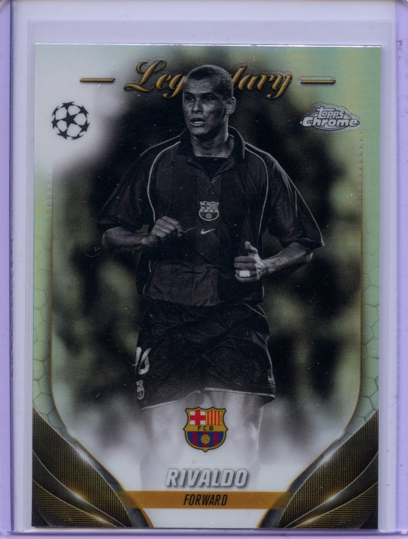 2023-24 Topps Chrome UEFA Rivaldo Legendary Variations SP