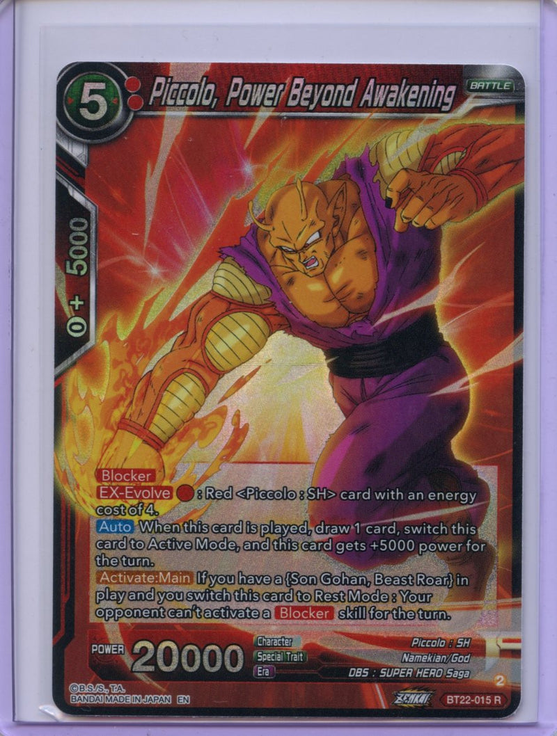 Piccolo, Power Beyond Awakening - Critical Blow BT22-015 R Foil