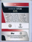 2025-26 Topps Chrome UEFA Club Comps Kenneth Taylor Prism