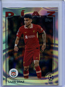 2024-25 Topps UEFA CC Luis Diaz Rain Drops