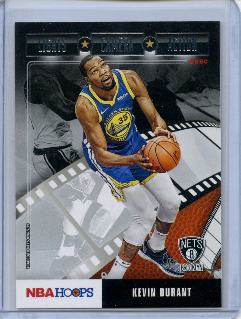 2019-20 NBA Hoops Kevin Durant Lights Camera Action