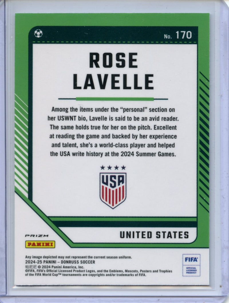 2024-25 Donruss Rose Lavelle Optic Holo