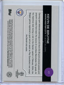 2024-25 Topps Chrome UEFA Club Comps Kevin De Bruyne Violet Prism 95/299