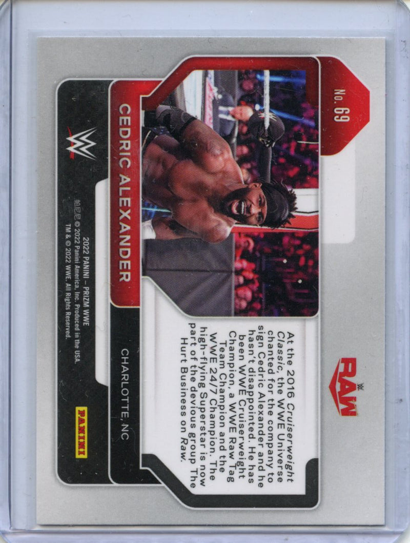 2022 Prizm WWE Cedric Alexander