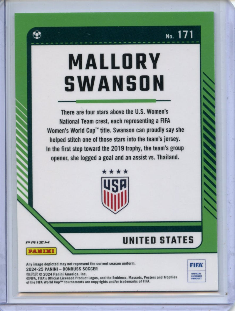 2024-25 Donruss Mallory Swanson Optic Holo