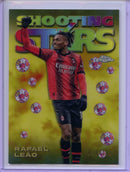 2023-24 Topps Chrome UEFA Rafael Leao Shooting Stars Yellow 30/125