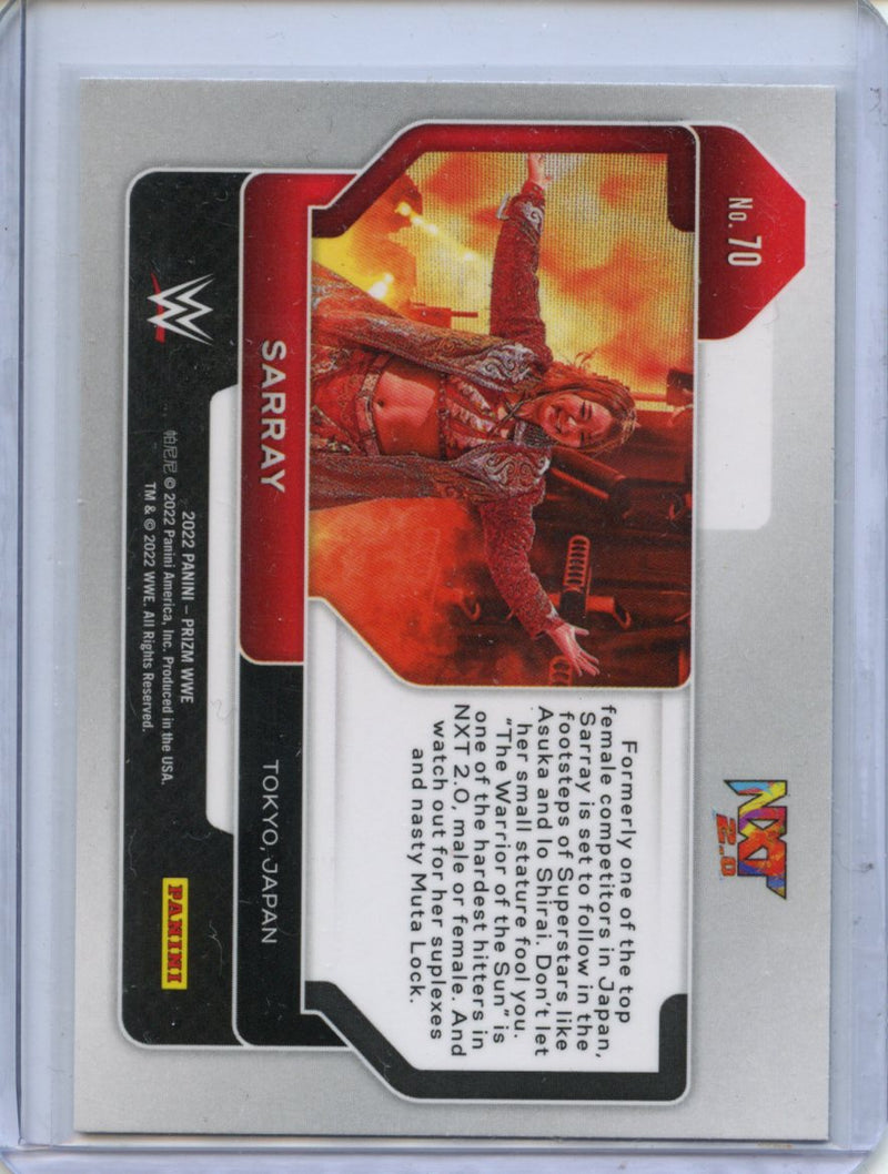 2022 Prizm WWE Sarray