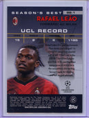 2023-24 Topps Chrome UEFA Rafael Leao Shooting Stars Yellow 30/125
