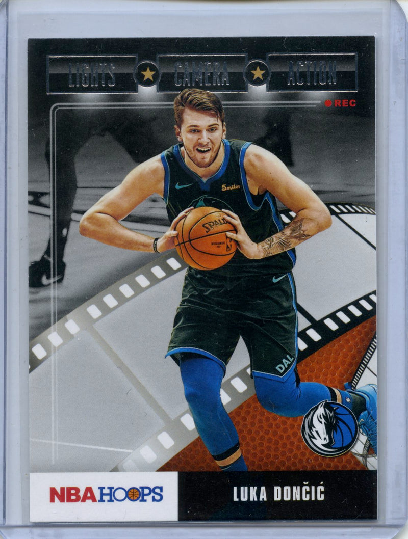 2019-20 NBA Hoops Luka Doncic Lights Camera Action